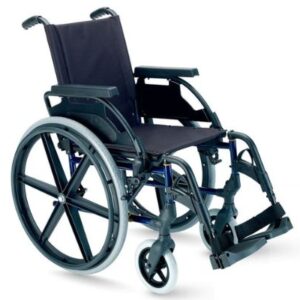 Silla de ruedas plegable de acero BREEZY Premium
