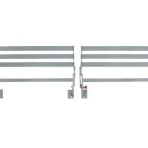 Juego de Barandillas Segmentadas Acero (4 uds)